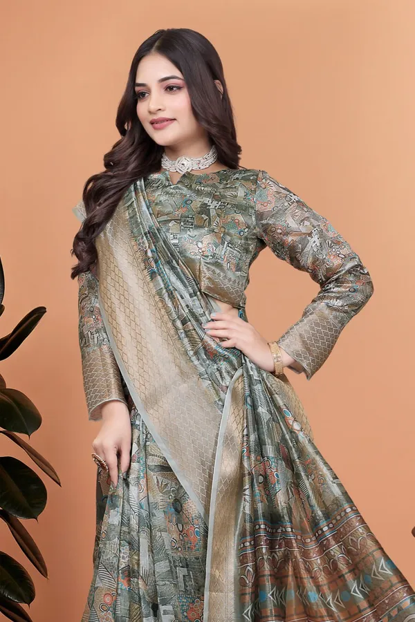 Elegant_Multicolor_Soft_Silk_Saree_with_Ethnic_Digital_Print