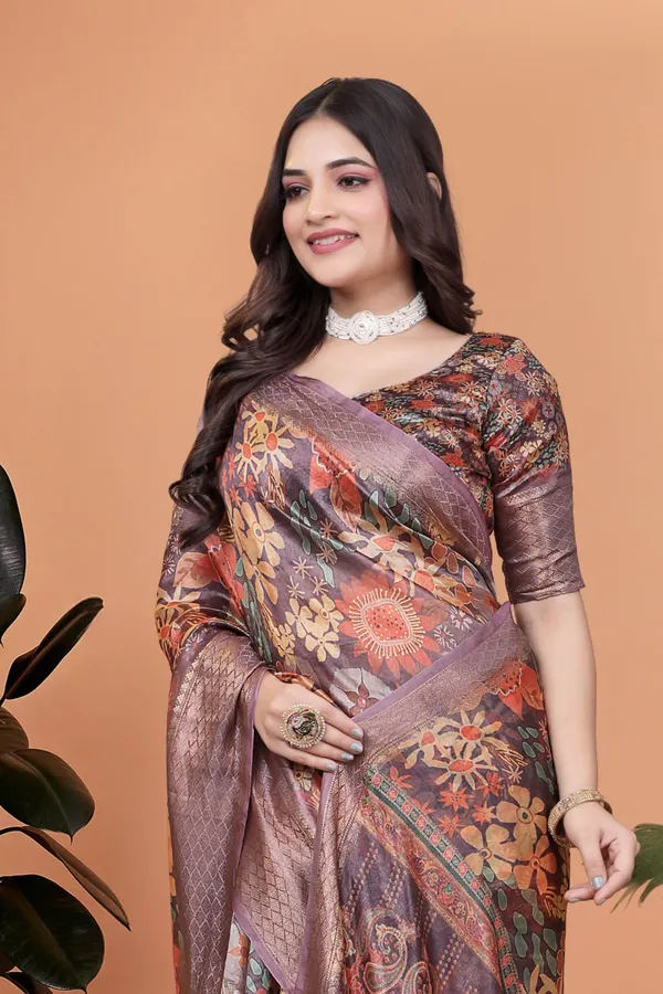 Lavender_Soft_Silk_Saree_with_Copper_Zari_Border_&_Floral_Pallu