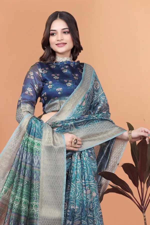 Peacock_Blue_Soft_Silk_Saree_with_Floral_Zari_Weave_&_Multi-Color_Pallu