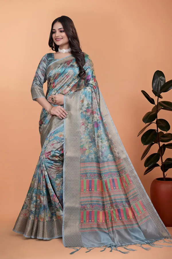 Sky_Blue_Floral_Soft_Silk_Saree_with_Multicolor_Pallu