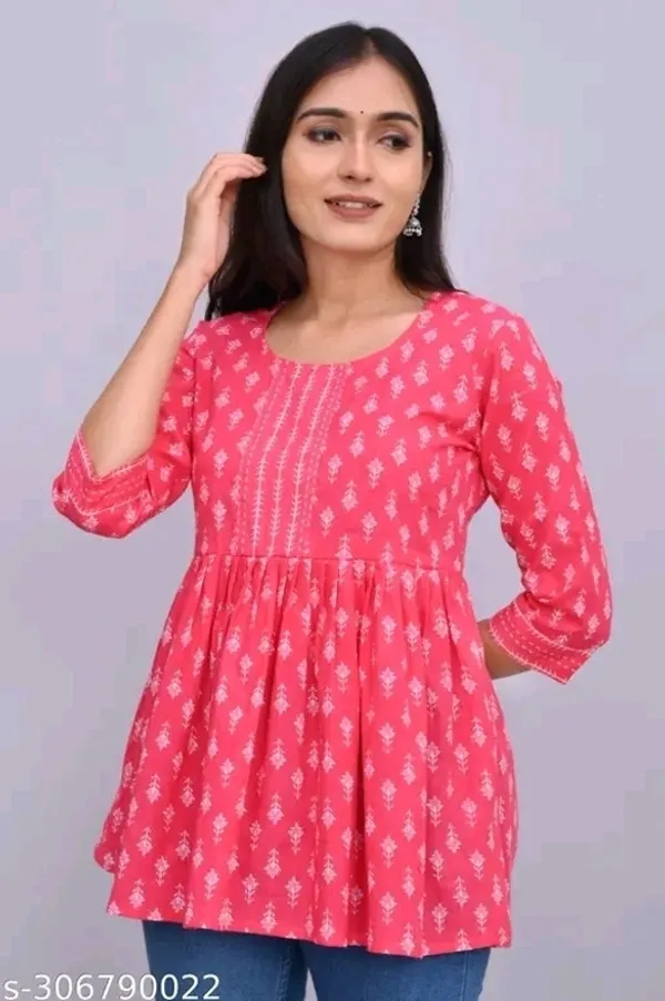 Pink_Cotton_Blend_Embellished_Regular_Top_For_Women