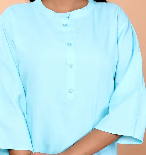Blue_Viscose_Rayon_Solid_Regular_Top_For_Women