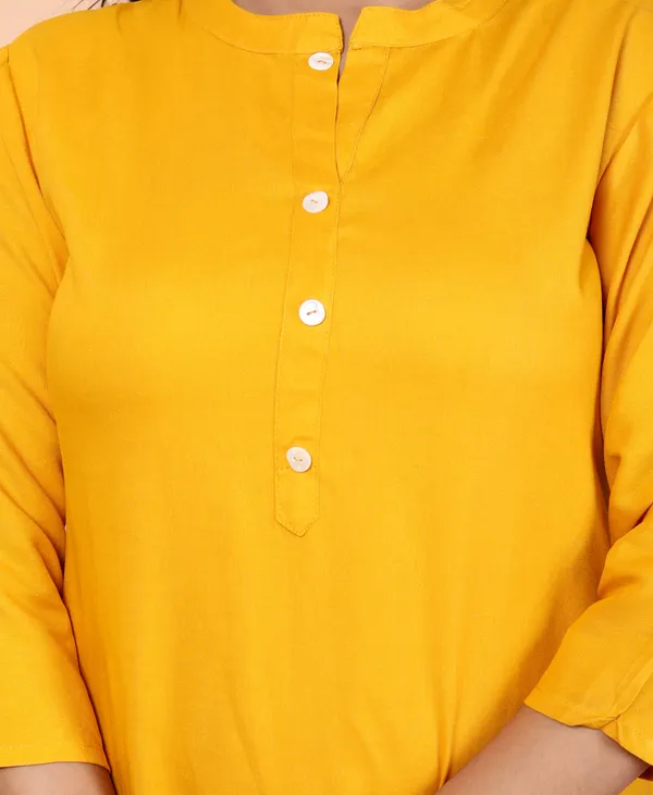 Yellow_Viscose_Rayon_Solid_Regular_Top_For_Women