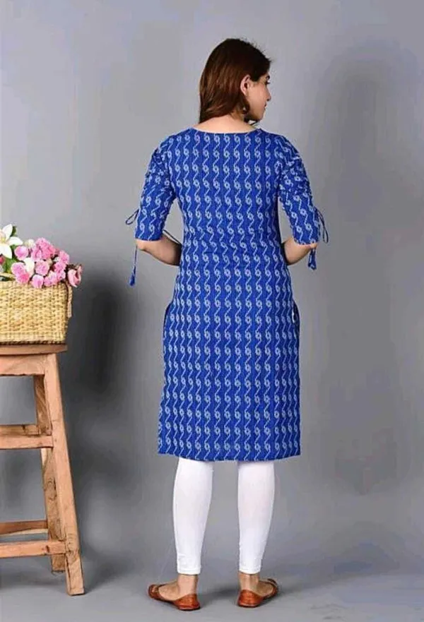 Blue_Viscose_Rayon_Printed_Kurta_For_Women