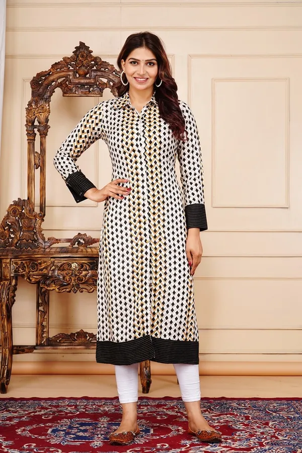 Grey_Viscose_Rayon_Printed_Regular_Kurta_For_Women