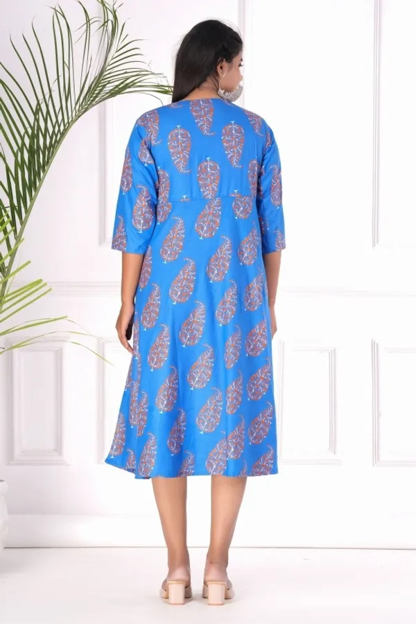 Blue_Viscose_Rayon_Printed_Regular_Kurta_For_Women