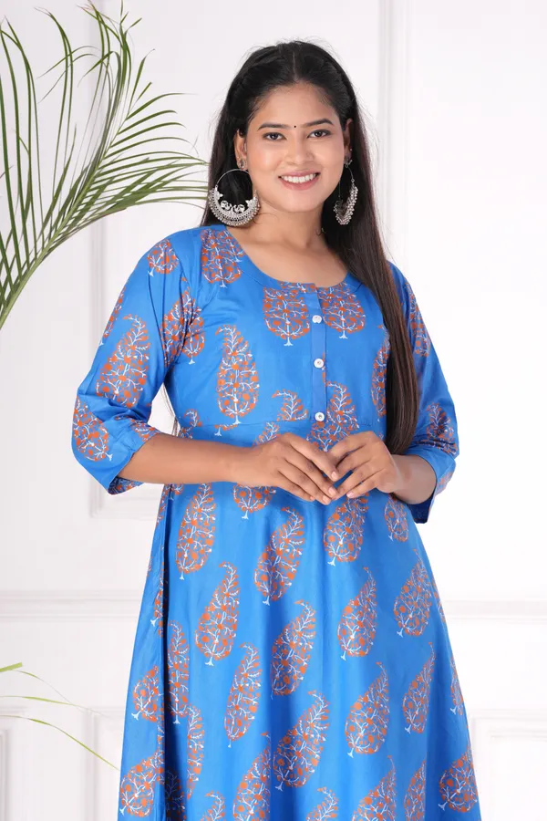 Blue_Viscose_Rayon_Printed_Regular_Kurta_For_Women