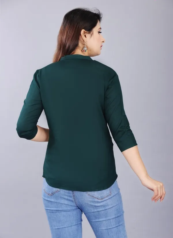 Green_Viscose_Rayon_Solid_Regular_Top_For_Women