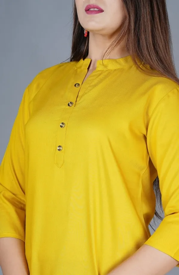 Yellow_Viscose_Rayon_Solid_Regular_Top_For_Women