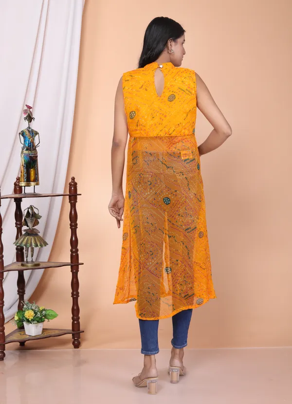Yellow_Viscose_Rayon_Floral_Print_Kurta_For_Women
