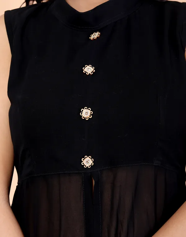 Black_Viscose_Rayon_Printed_Regular_Kurta_For_Women