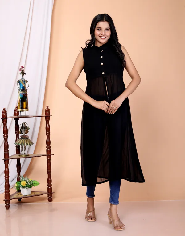 Black_Viscose_Rayon_Printed_Regular_Kurta_For_Women