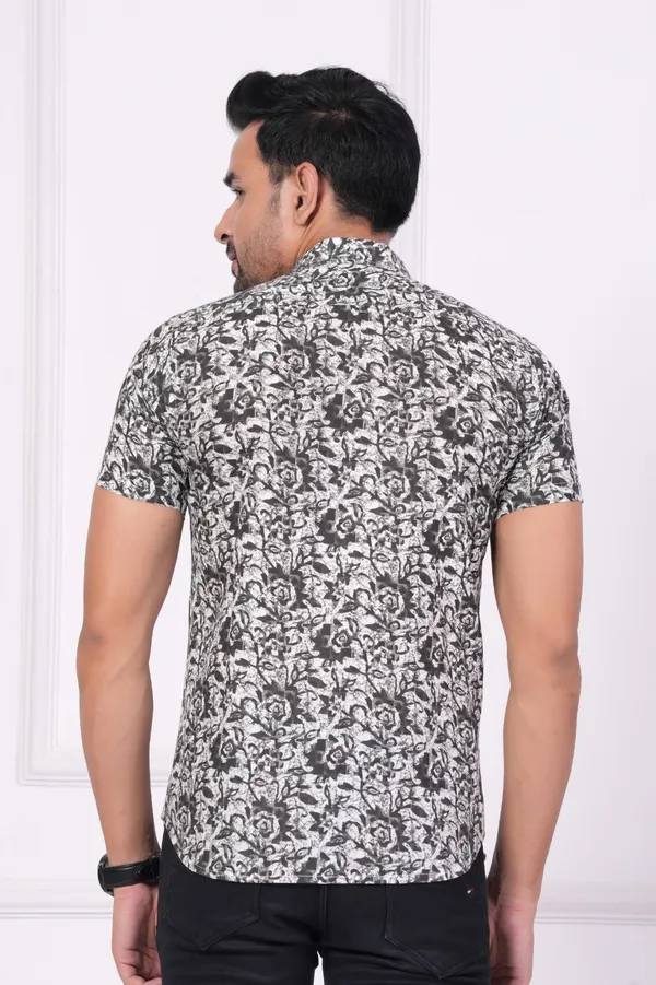 Black_&_White_Cotton_Stylish_Half_Sleeve_Shirt_Fro_Men