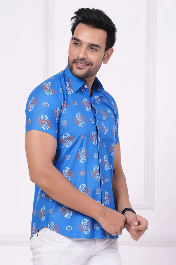 Blue_&_White_&_Orange_Cotton_Stylish_Half_Sleeve_Shirt_For_Mens