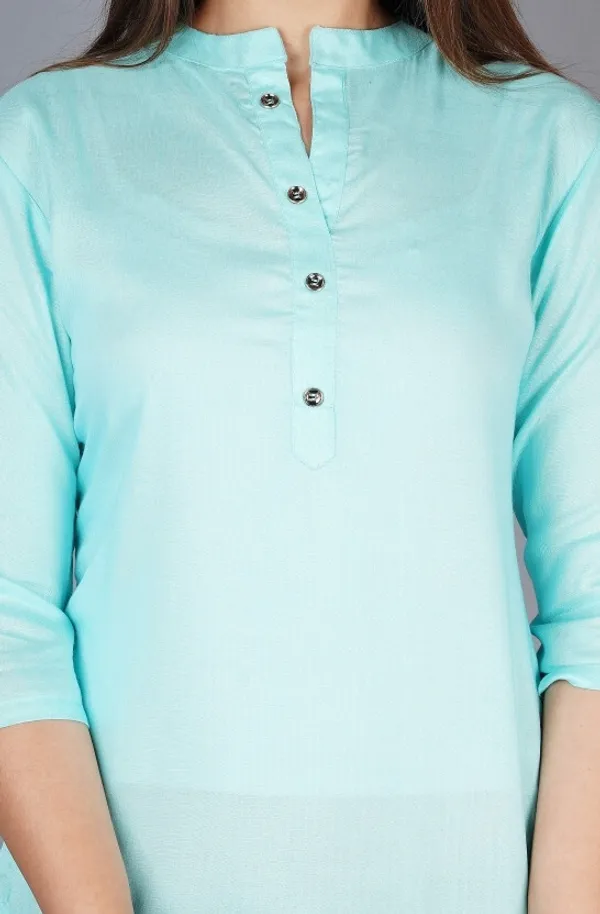 Light_Blue_Viscose_Rayon_Solid_Regular_Top_For_Women
