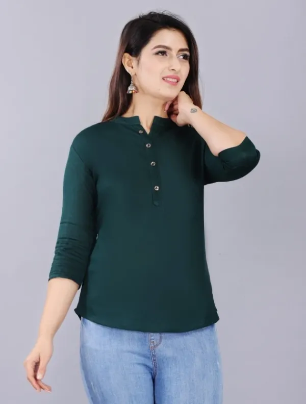Green_Viscose_Rayon_Solid_Regular_Top_For_Women