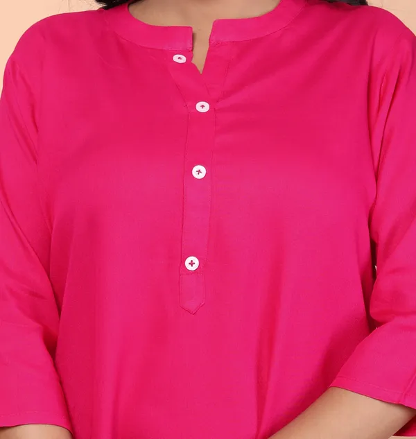 Pink_Viscose_Rayon_Solid_Regular_Top_For_Women