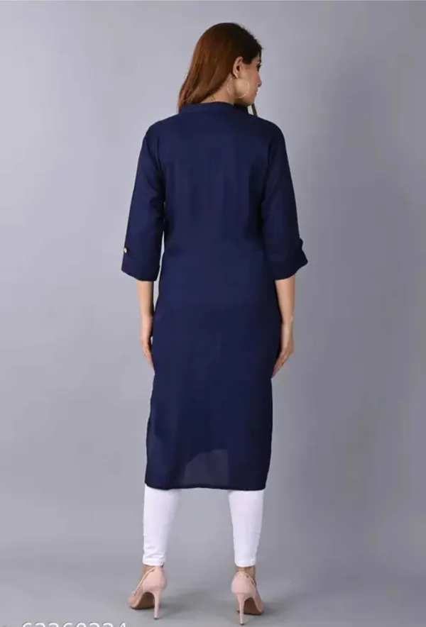 Blue_Viscose_Rayon_Solid_Regular_Kurta_For_Women