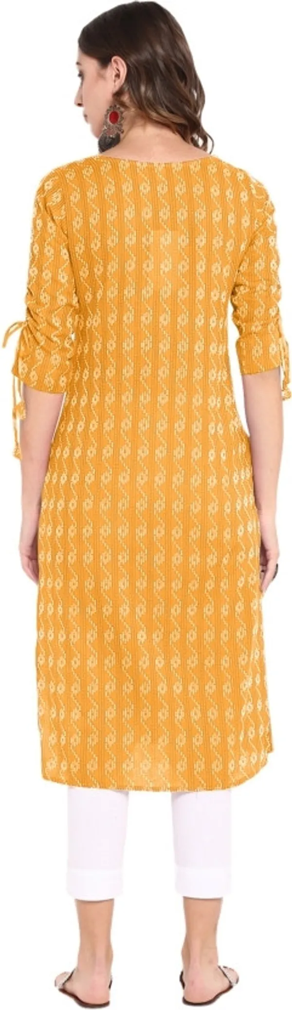 Yellow_&_Beige_Viscose_Rayon_Printed_Regular_Kurta_For_Women