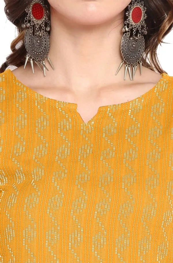 Yellow_&_Beige_Viscose_Rayon_Printed_Regular_Kurta_For_Women