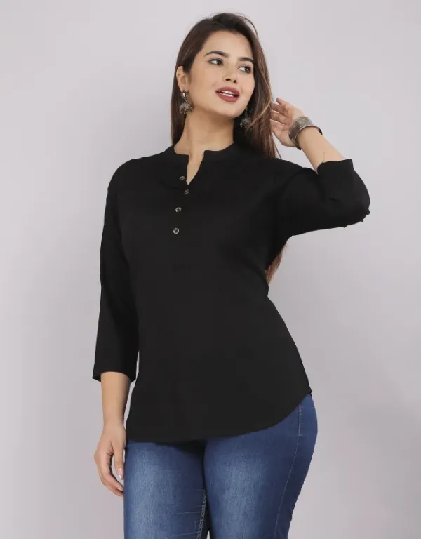 Black_Viscose_Rayon_Solid_Regular_Top_For_Women