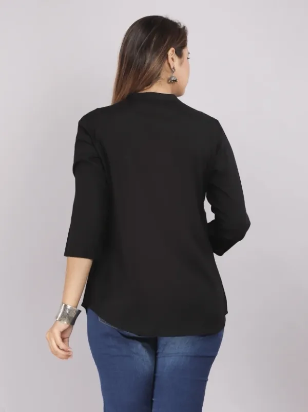 Black_Viscose_Rayon_Solid_Regular_Top_For_Women
