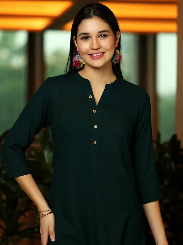 Green_Cotton_Rayon_Self_Design_Regular_Top_For_Women