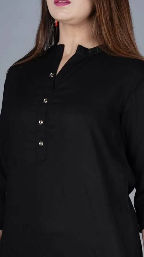 Black_Viscose_Rayon_Solid_Regular_Top_For_Women