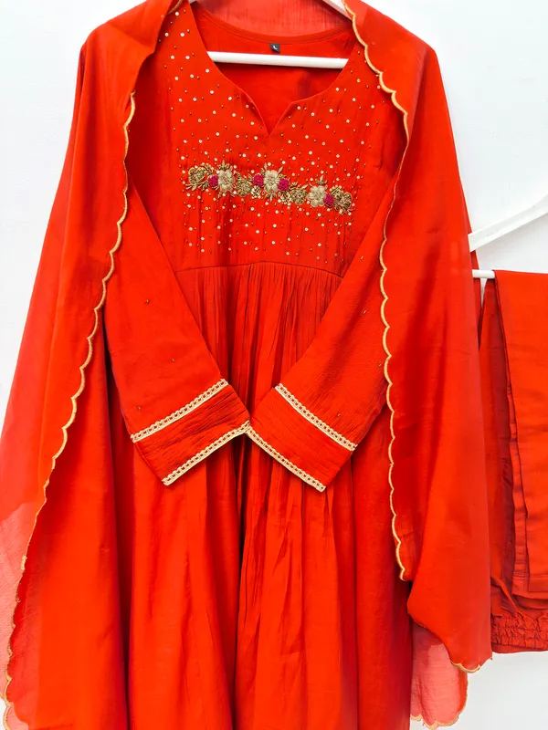 Trending_rust_color_designer_3_pis_set_with_full_hand_work_