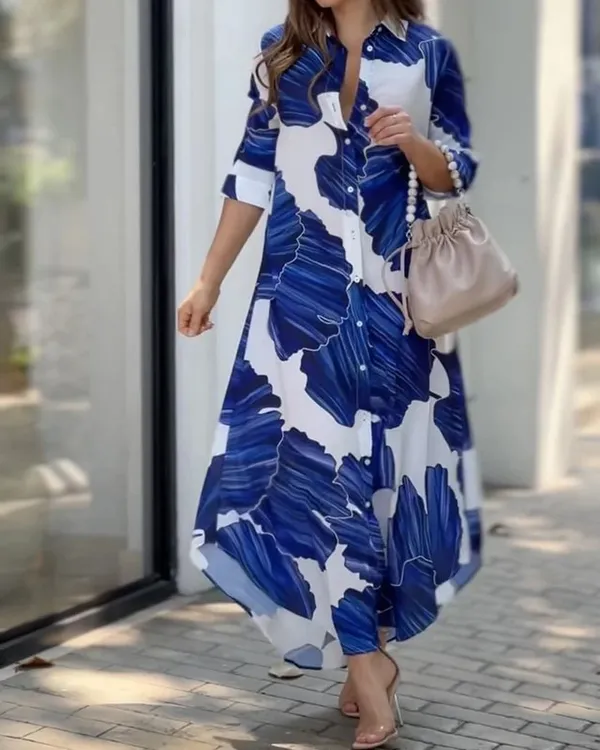 Blue_Floral_Maxi_Shirt_Dress_–_Elegant_Button-Down_Long_Sleeve_Dress