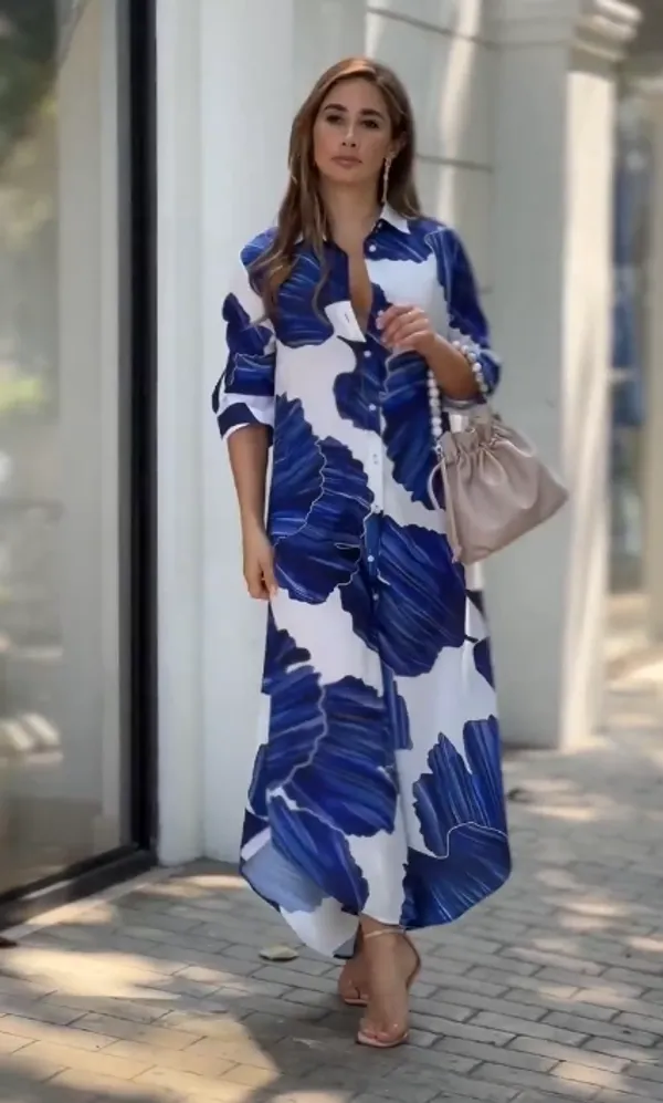 Blue_Floral_Maxi_Shirt_Dress_–_Elegant_Button-Down_Long_Sleeve_Dress