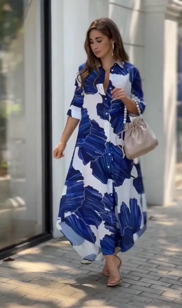 Blue_Floral_Maxi_Shirt_Dress_–_Elegant_Button-Down_Long_Sleeve_Dress