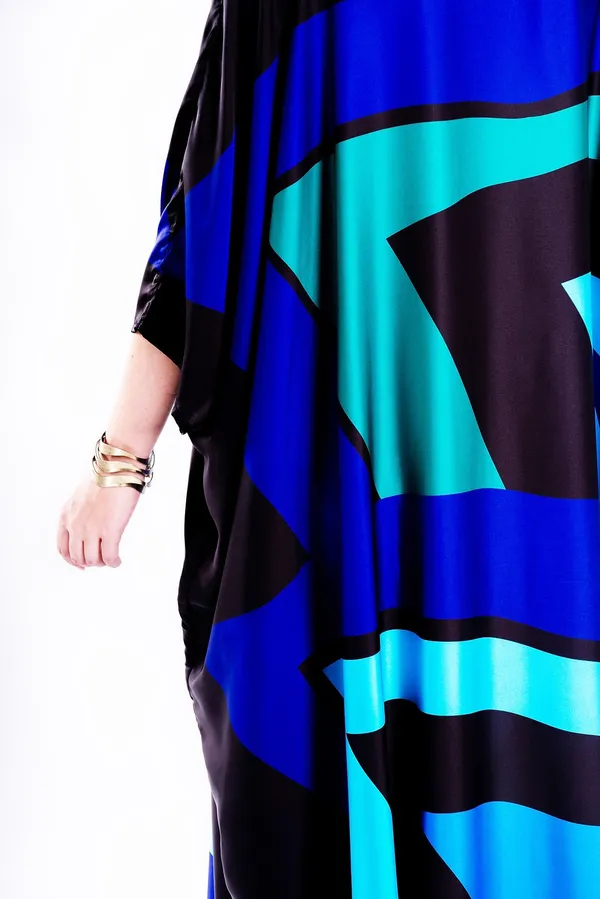 Bold_Abstract_Print_Kaftan_in_Blue_&_Black_Dress_For_Women_