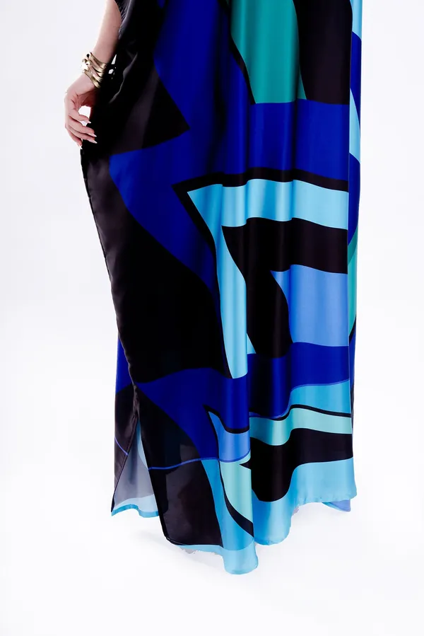 Bold_Abstract_Print_Kaftan_in_Blue_&_Black_Dress_For_Women_