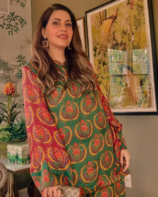 FANDARO_Luxury_Ethnic_Art_Print_Top_With_Flowy_Pants