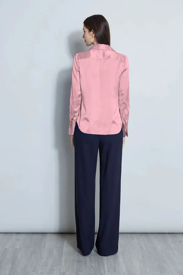 Fandaro_Women’s_Peach_Satin_Shirt_–_Elegant_Glossy_Button-Down_Long_Sleeve_Top
