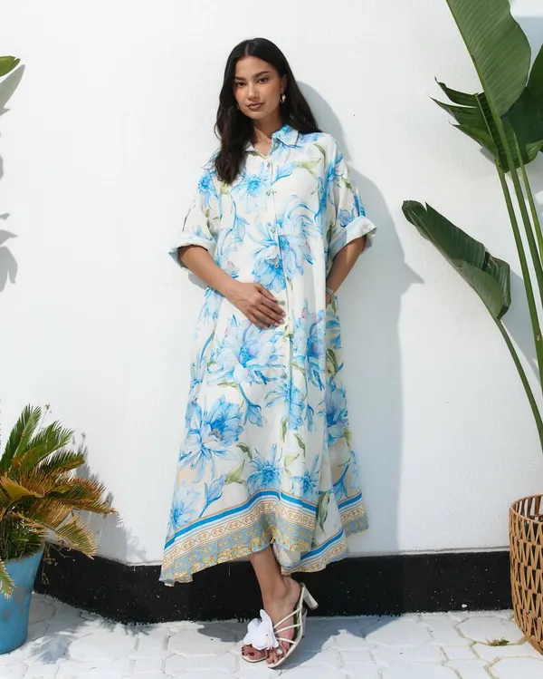 Floral_Breeze_Asymmetric_Shirt_Dress_–_Blue_&_White