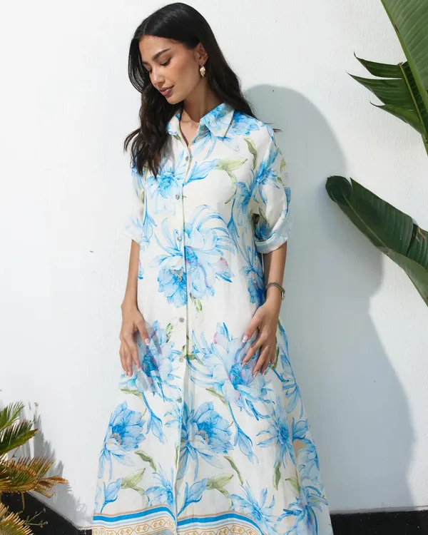 Floral_Breeze_Asymmetric_Shirt_Dress_–_Blue_&_White