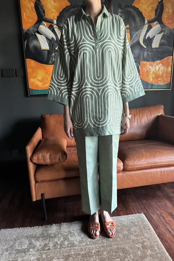 Forest_Green_Linen_Cotton_Everyday_Luxe_Two-Piece_Set_For_Women