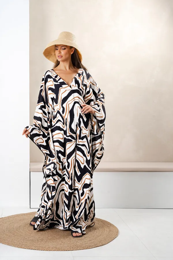 Luxury_Earth_Tone_Oversized_Kaftan_Dress_For_Women_