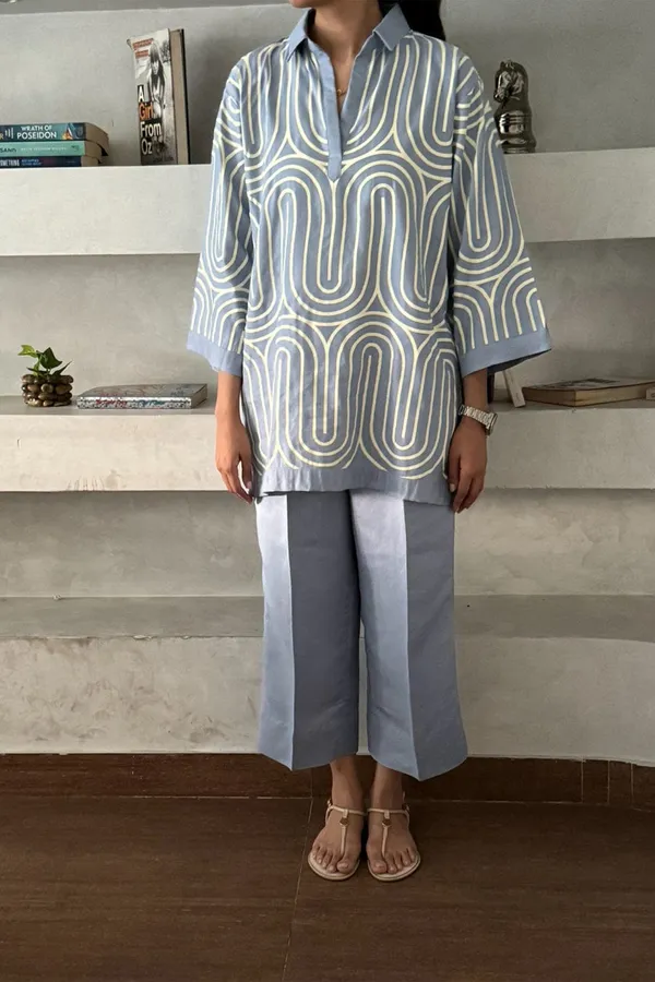 Dusty_Blue_Linen_Cotton_Breezy_Summer_Co-Ord_Set_For_Women