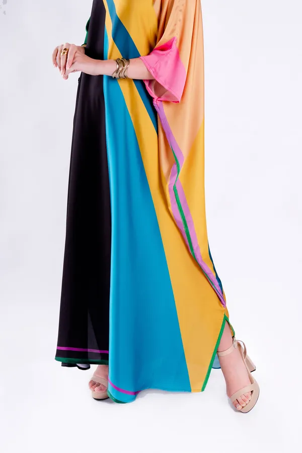 Multicolor_Printed_Kaftan_Dress_for_Women