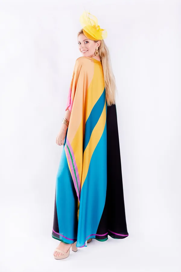 Multicolor_Printed_Kaftan_Dress_for_Women