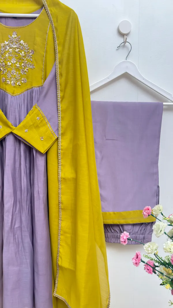 Mustard_Yellow_&_Lavender_Purple_Handwork_3_Piece_Suit_Set_with_Dupatta