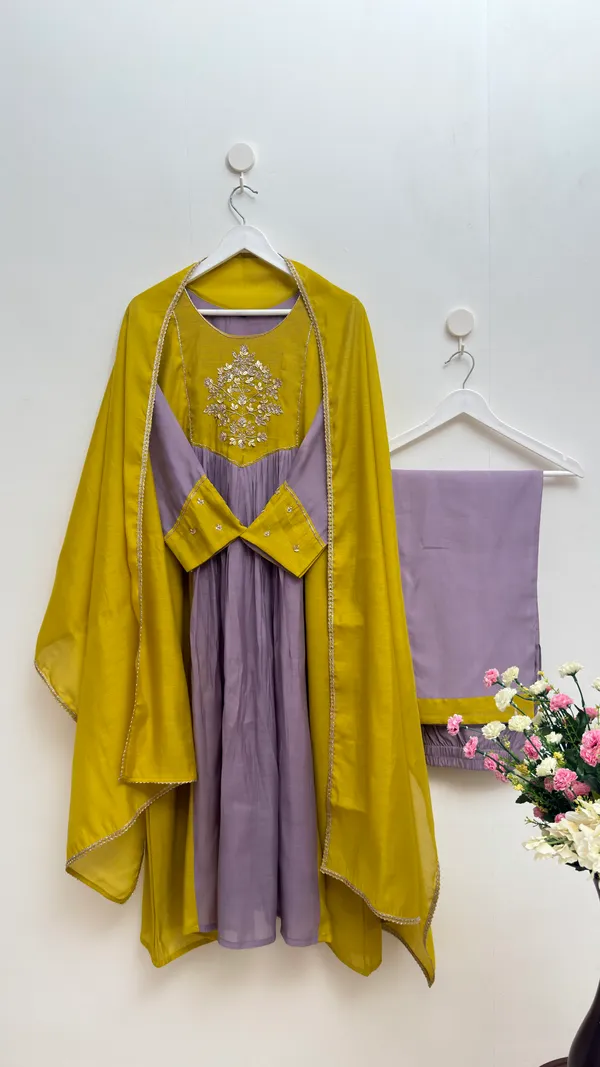 Mustard_Yellow_&_Lavender_Purple_Handwork_3_Piece_Suit_Set_with_Dupatta