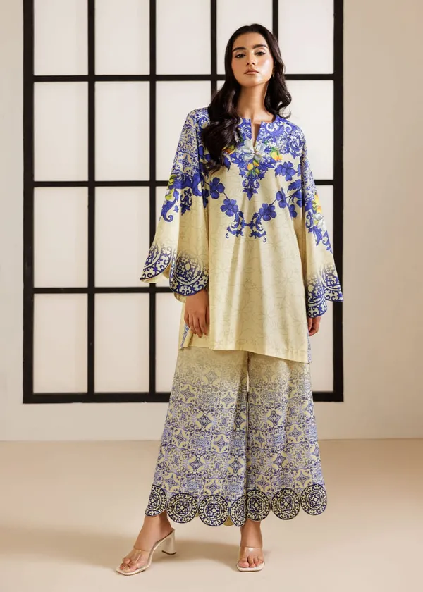 Lemon_Yellow_Smooth_Bsy_Ornate_Floral_Tile_Printed_Co-Ord_Set_For_Women