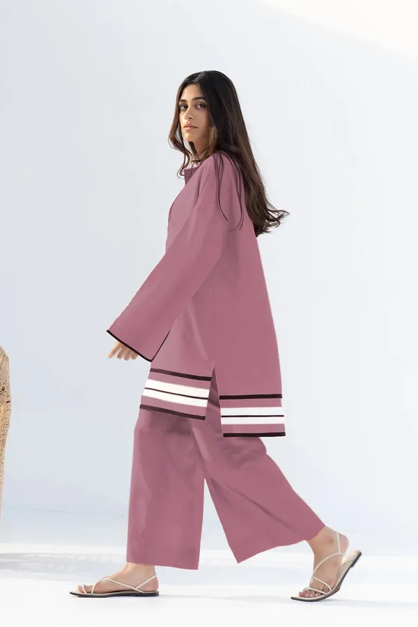 Stylish_Dusty_Pink_Rayon_Co-ord_Set_with_Contrast_Stripe_Detail
