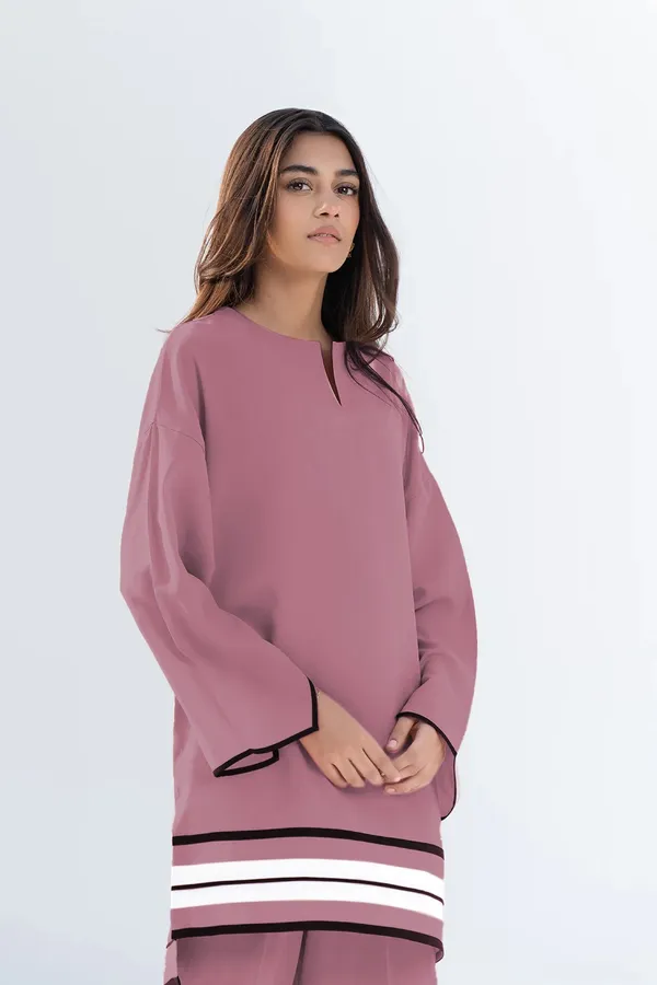 Stylish_Dusty_Pink_Rayon_Co-ord_Set_with_Contrast_Stripe_Detail