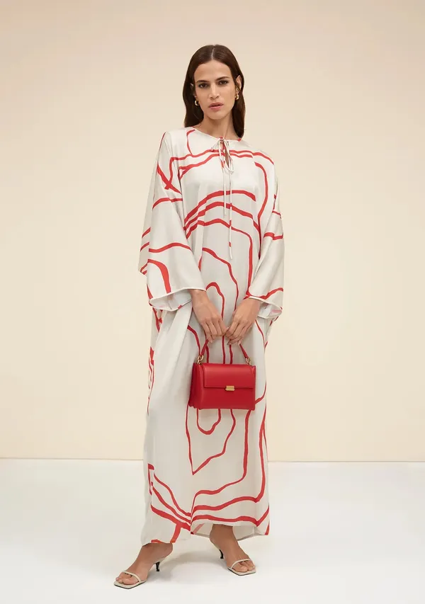Stylish_Loose_Fit_Abstract_Print_Kaftan_Dress_For_Women_