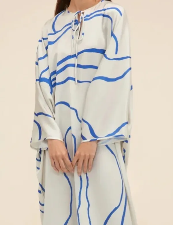 Stylish_Loose_Fit_Abstract_Print_Kaftan_Dress_For_Women_